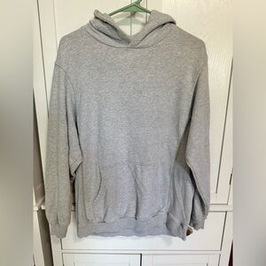Aerie Oversized Hoodie - Women’s XS Heather Gray Hooded Pullover Sweatshirt